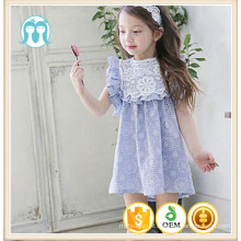 2017 novo design verão fantasia smocking bebê meninas vestido